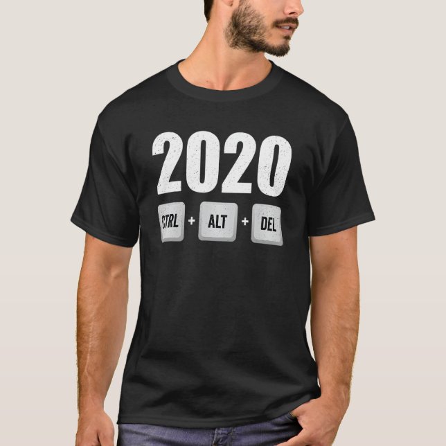 Lönsam 2020-radering, värsta året någonsin t shirt (Framsida)