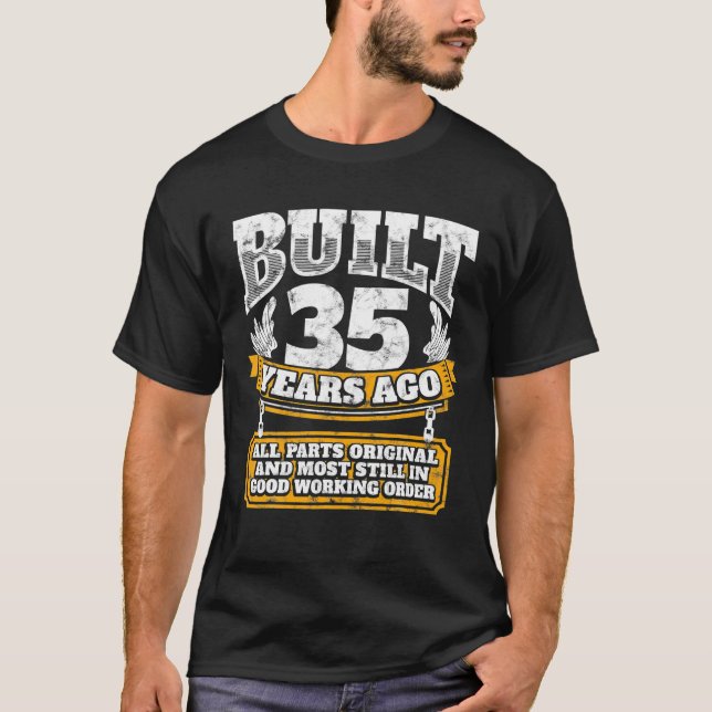 Lönsam 35e födelsedag B-dag, 35 år T Shirt (Framsida)