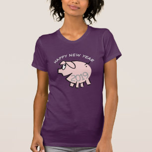 Lönsam 3 Tecknader Illustration Gris År 2019 Kvinn T Shirt