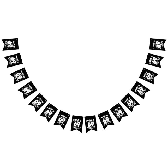 Lönsam 69:e födelsedagsoffert Sarcastic 69-årig Vimplar (Alla)