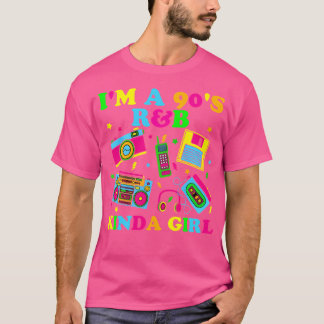 Lönsam 90S Music Quote Jag är en 90-årig Kinda Gir T Shirt