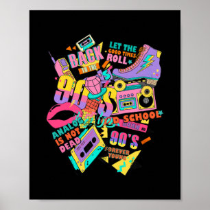 Lönsam 90s-Vintage Retro 90s-grafik för temaenhet Poster