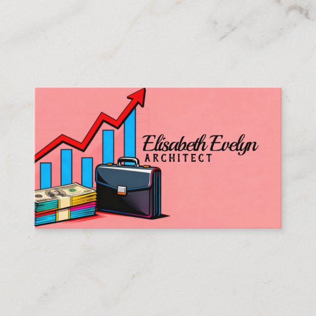 Lönsam affärstillväxt visitkort (Framsida)