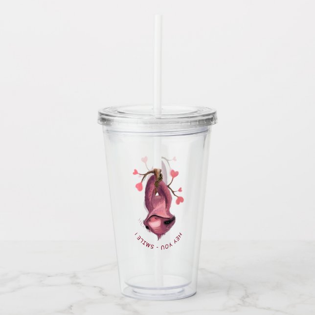 Lönsam Akryltumbler - Långsam - Smile Take Away Mugg (Framsida)