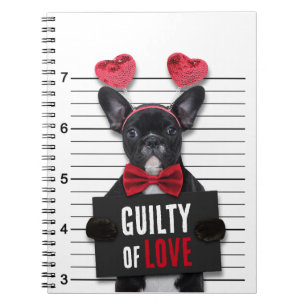 Lönsam Alla hjärtans dag Mugshot Guilty Kärlek Hun Anteckningsbok