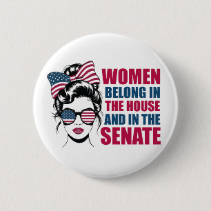 Lönsam amerikansk feministisk citattecken knapp