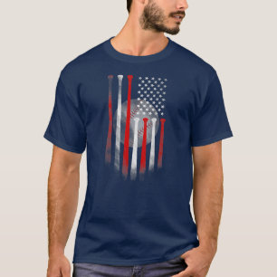 Lönsam amerikansk Flagga Baseball Flagga Mamma T Shirt