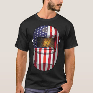 Lönsam amerikansk Flagga Welding Gift Manar Women T Shirt