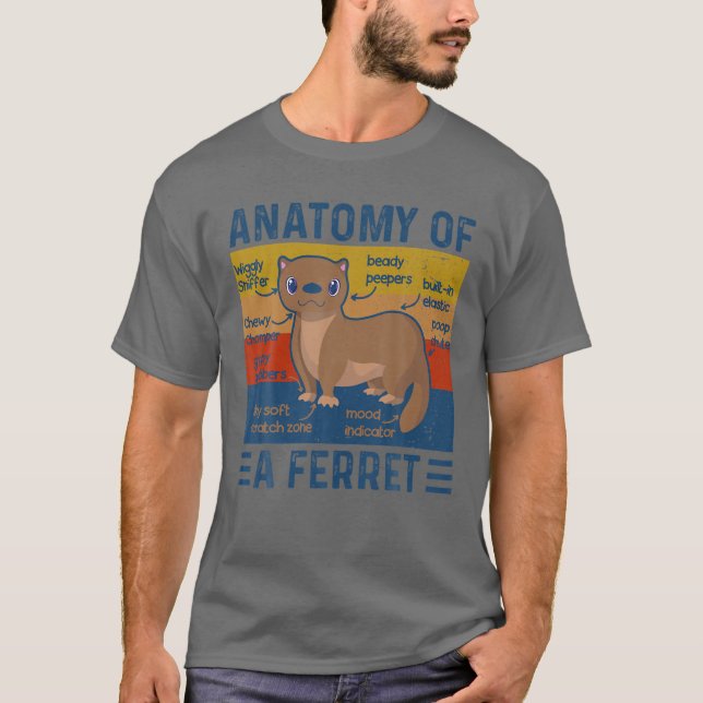 Lönsam anatomi hos en iller t shirt (Framsida)