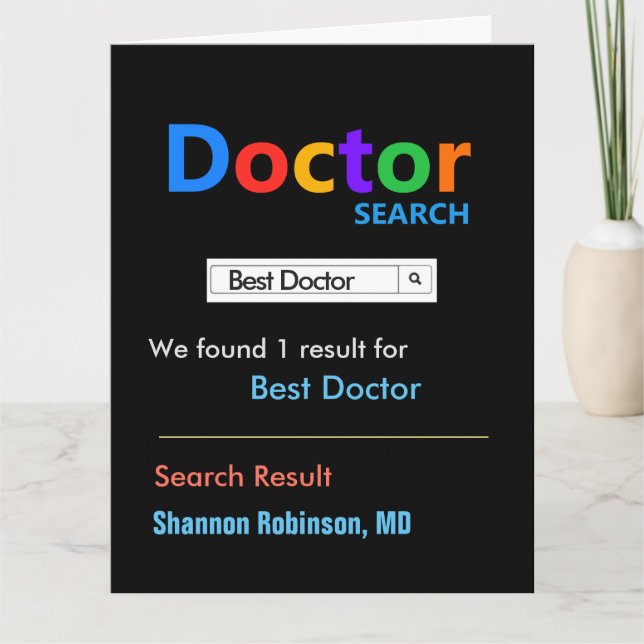 Lönsam Anpassningsbar Best Doktor Kort (Framsida)