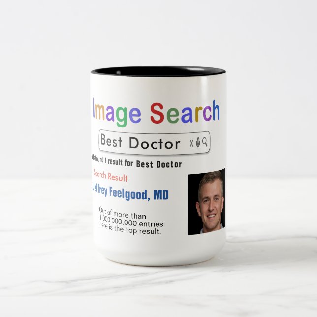 Lönsam Anpassningsbar Best Doktor Search Gift Mugg (Center)