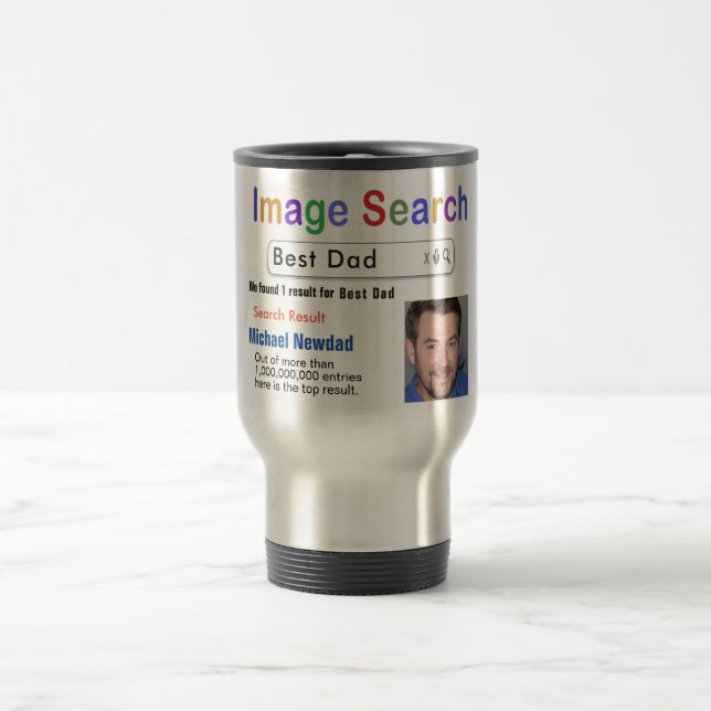 Lönsam Anpassningsbar Best Pappa Search Gift Mugg (Center)