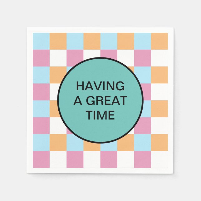 Lönsam anpassningsbar pappersservett (Framsidan)