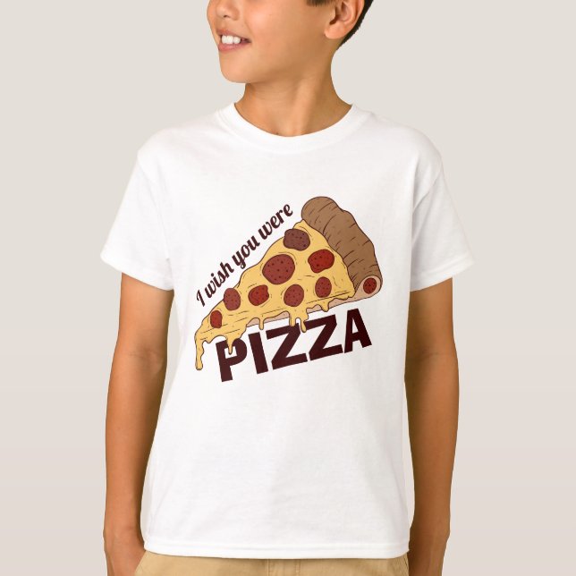 Lönsam Anpassningsbar Text PIZZA-skjortor & jacka T-shirt (Framsida)
