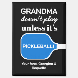Lönsam Anpassningsbar Typography Pickleball Pickle Magnet