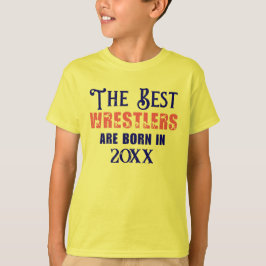 Lönsam Anpassningsbar Wrestler Birthday T Shirt