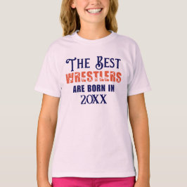 Lönsam Anpassningsbar Wrestler Birthday T Shirt