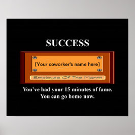 Lönsam anställd för den månad då ditt namn spelas poster