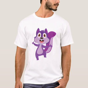 Lönsam anställd - Lila Squirrel T Shirt