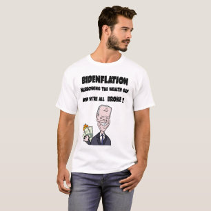 Lönsam antibiden bidenflationsinflation t shirt