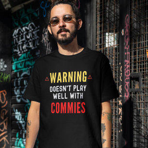 Lönsam antikommunist, antisocialistisk t shirt