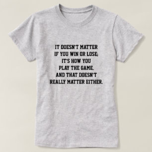 Lönsam antisportinspirationsoffert Vin eller Lose T Shirt