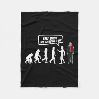 Lönsam antitrump Gå bakåt Vi skruvade upp trumpen Fleecefilt