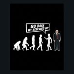 Lönsam antitrump Gå bakåt Vi skruvade upp trumpen Poster<br><div class="desc">Lustigt trumpsteg bak Vi har skruvat upp trumpen Öka vår säsong-fråga poster sortiment som firar att kärlek delas mellan familjemedlemmar genom tänkbar design.</div>