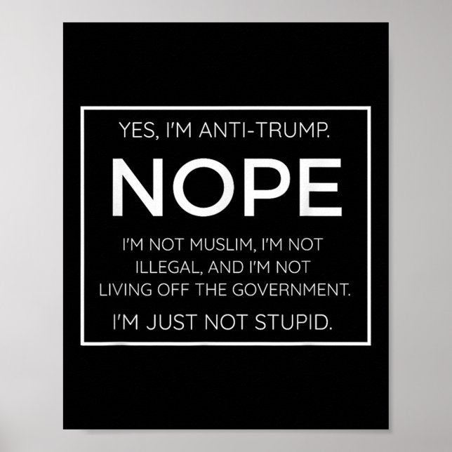 Lönsam antitrumpsoffert - Im är helt enkelt inte s Poster (Framsidan)