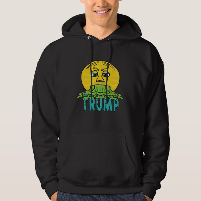 Lönsam antitrumpump hoodie (Framsida)