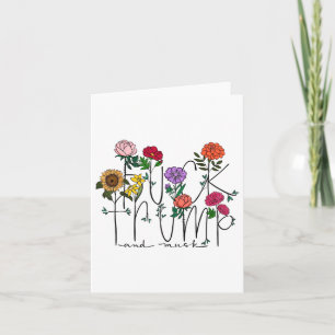 Lönsam antitrumpunta Blommigtar, blomma antitrump Kort