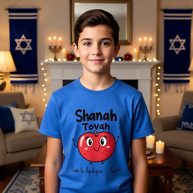 🍎 Lönsam apologi Apple Tee med anpassningsbar tex (🍎Funny Apology Apple Tee with custom text)