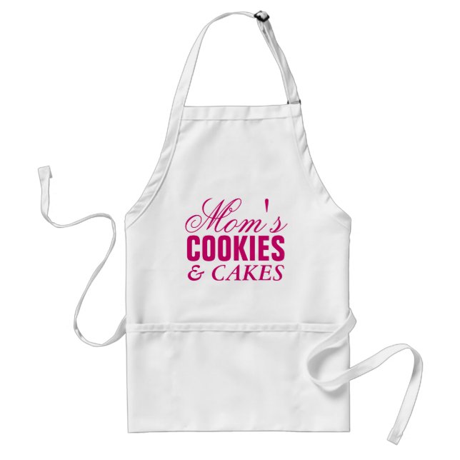 Lönsam apron för kvinnor | Mamma cookies & cakes Förkläde (Framsidan)
