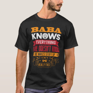 Lönsam arabisk Pappa Arabiska Far Best Baba nånsin T Shirt