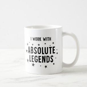 Lönsam arbetskollega... Jag jobbar med absoluta ut Kaffemugg