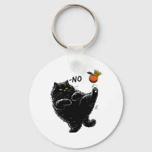 Lönsam Arg Black Cat som inte är Kung i Amerika K Nyckelring