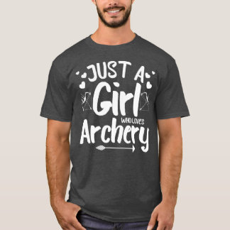 Lönsam arkitektur för flickor Archer Bowhun T Shirt