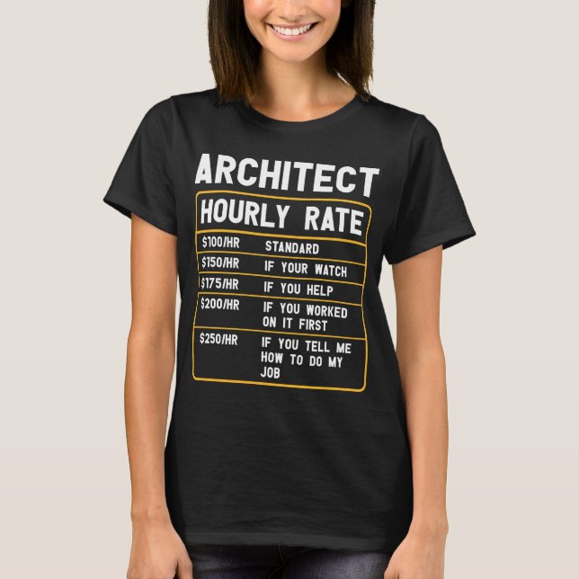 Lönsam arkitektur - timtaxa T-Shirt (Framsida)