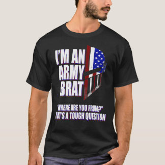 Lönsam armé Brat Var är du från Premium T-Shirt