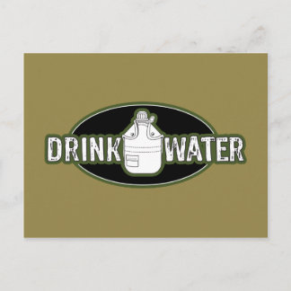 Lönsam armé "Drink Vatten" Vykort