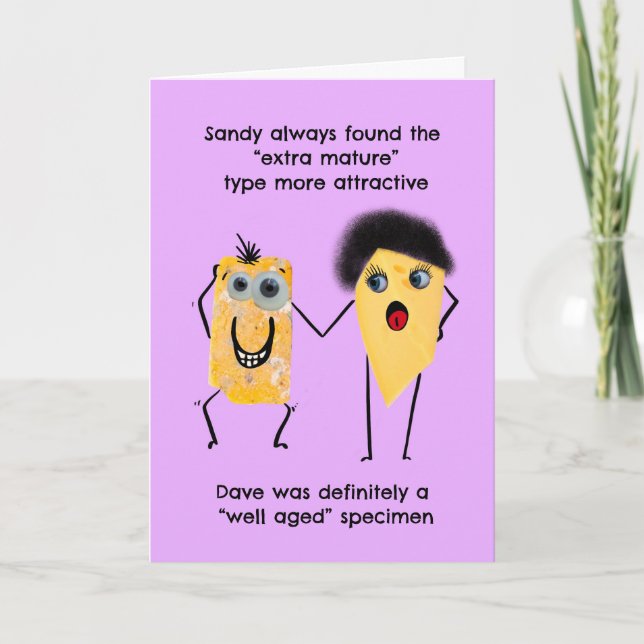 Lönsam årsdag kort (Framsida)