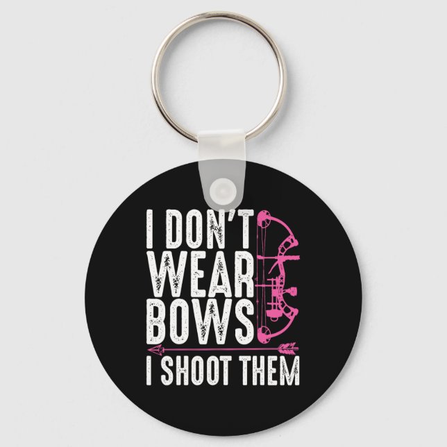 Lönsam arvsgåva till kvinnor Bow Hunting Archer Mo Nyckelring (Framsida)