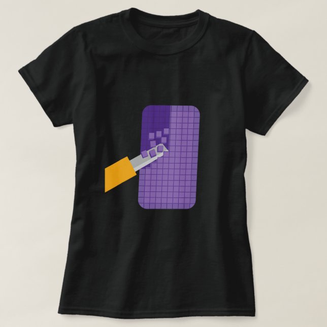 Lönsam ASMR. Tvåskärning T Shirt (Design framsida)