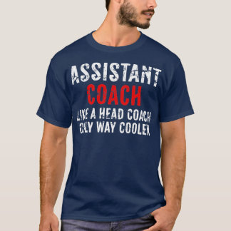 Lönsam assistentträning som en huvudträning endast t shirt