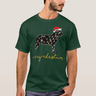 Lönsam australisk Cattle Hund Träd jul Ljus T Shirt