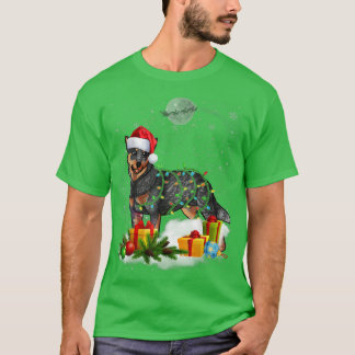 Lönsam australisk Hund Hund jul Ljus S T Shirt