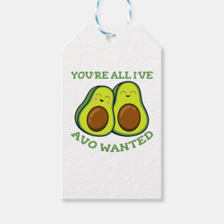 Lönsam Avocado på Alla hjärtans dag i Kärlek Presentetikett
