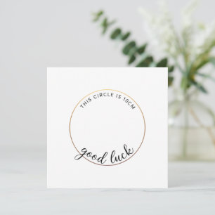 Lönsam babystövel 10 cm Gravid Nyfödd bebis Gift Kort