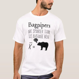 Lönsam Bagpipes T-shirt - Genomsnittligt björn