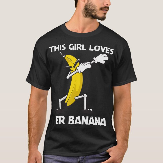 Lönsam Banana Art för flickor Kids Berry Fruit Smo T Shirt (Framsida)